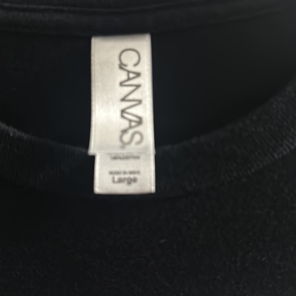 Mens black tshirt. NWOT. Size L. - Picture 2 of 4